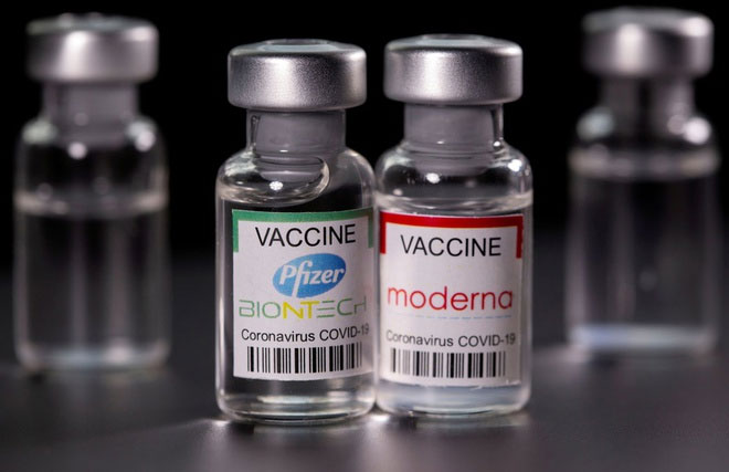 Vaccine Moderna có hiệu quả cao hơn vaccine của Pfizer và Johnson & Johnson.