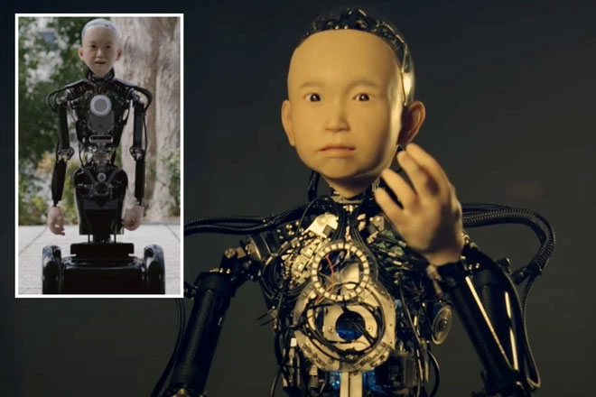 Nhật Bản tạo ra robot trẻ em biết chớp mắt, khuôn mặt có cảm xúc, nhìn vừa hiện đại vừa đáng sợ