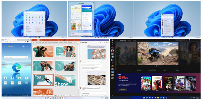 Hàng loạt cải tiến giao diện trên Windows 11.