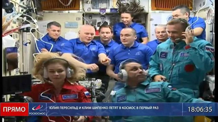 Nữ diễn viên Nga trong bộ phim đầu tiên quay trên ISS: 