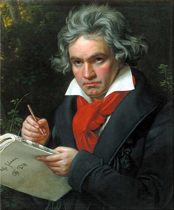 Chân dung Beethoven do họa sĩ Joseph Karl Stieler vẽ.