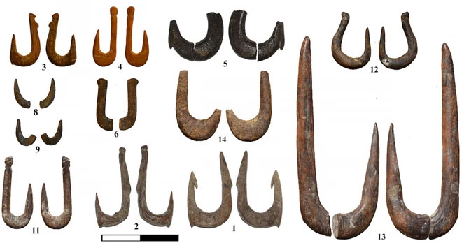 12.000 năm trước, con người đã thuần thục kỹ nghệ câu cá với lưỡi câu, quả nặng và mồi giả tiên tiến