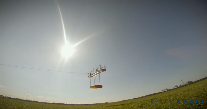 Kitekraft thử nghiệm turbine gió bay lơ lửng. 