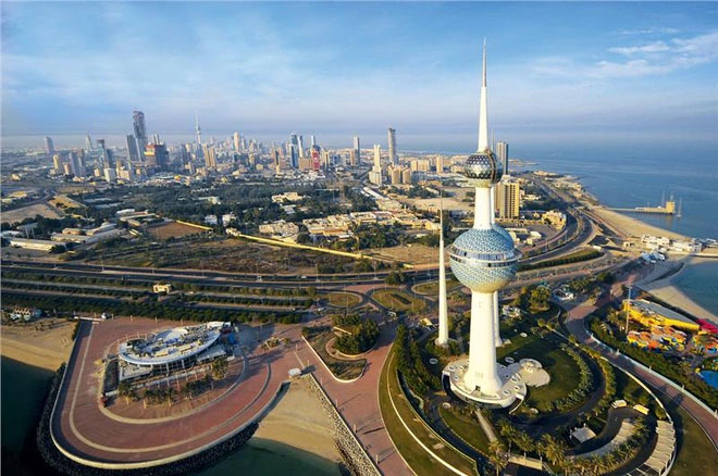 Toàn cảnh thủ phủ thành phố Kuwait.