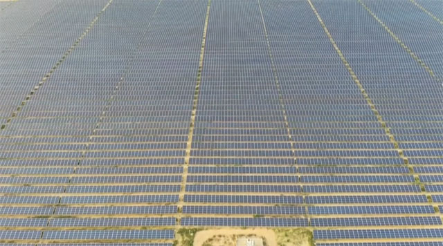  Khoảng 10 triệu tấm pin mặt trời đã được lắp đặt ở rìa sa mạc Thar.