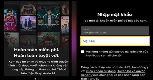 Cách xem Netflix miễn phí trên điện thoại Android