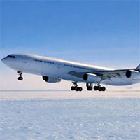 Mãn nhãn với màn hạ cánh xuống Nam cực đầu tiên của máy bay Airbus