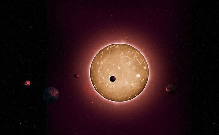 Một hành tinh đi ngang qua sao trung tâm trong hệ sao được kính thiên văn Kepler phát hiện