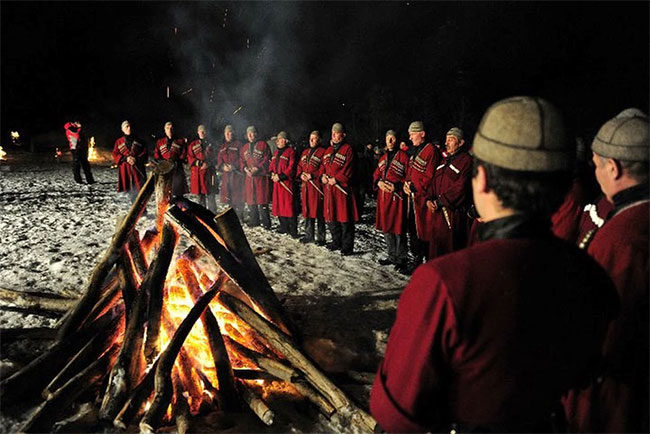 "Lamproba", một nghi lễ hàng năm của người dân bản địa.