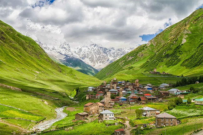 Cao nguyên Svaneti được biết tới là thiên đường của tự nhiên.