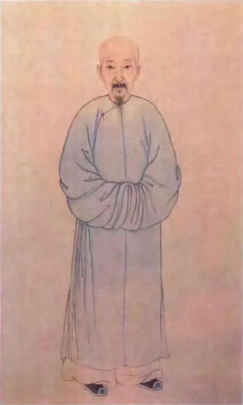 2 bức tranh vẽ chân dung Lưu Dung từ thời nhà Thanh