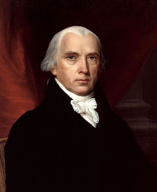 James Madison, tổng thống thứ 4 của Hoa Kỳ.
