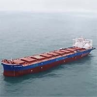 Trung Quốc xuất xưởng siêu tàu chở hàng trọng tải 210.000 tấn
