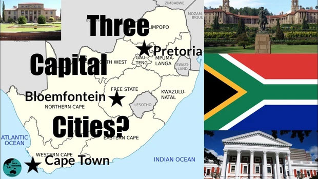 Nam Phi là quốc gia duy nhất trên thế giới có tới 3 thủ đô chính thức.