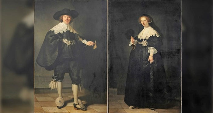 Bức Chân dung Maerten Soolmans và Oopjen Coppit của Rembrandt - 182 triệu USD