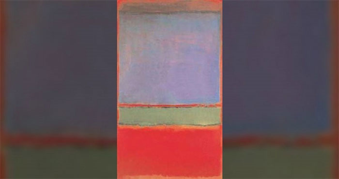  Bức Số 6 (tím, xanh và đỏ) của Mark Rothko - 194,6 triệu USD