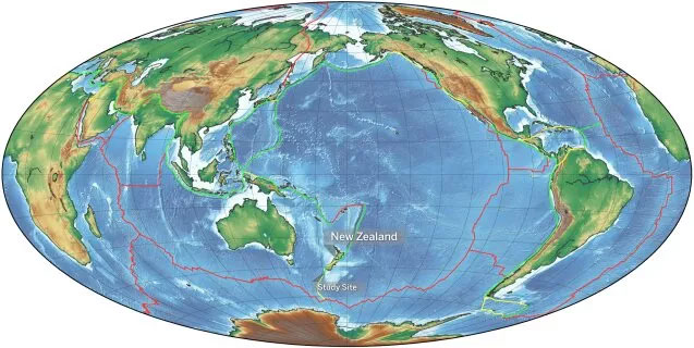 Ngoài khơi New Zealand, Trái đất đang tự nuốt đại dương