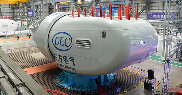 Xuất xưởng turbine gió chống siêu bão lớn nhất châu Á