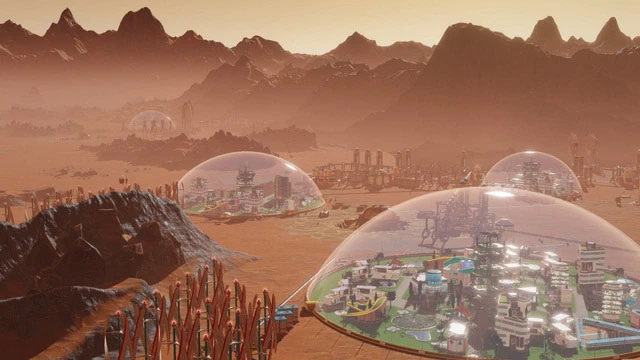 Ý tưởng về "mái vòm kính" hoạt động như môi trường sống tạm thời trên sao Hỏa.