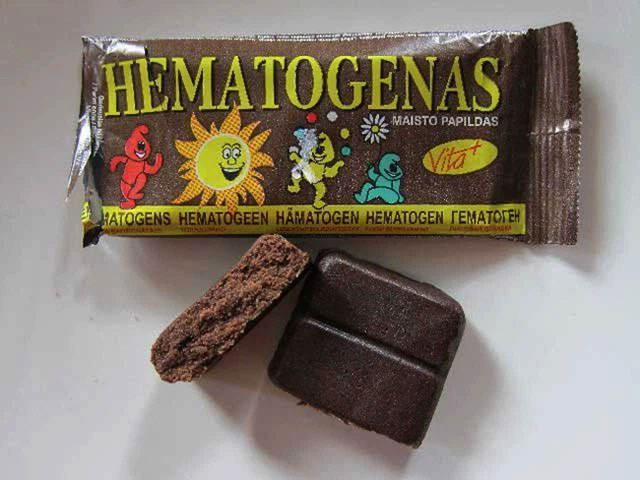 Hematogen - Thanh kẹo kỳ lạ của Nga được tẩm... máu của bò