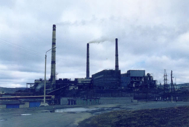 Xưởng sản xuất của Norilsk Nickel.