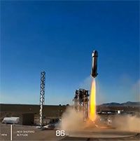 Tàu Blue Origin chở 6 hành khách lên độ cao 100km