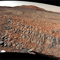 Robot sao Hỏa của NASA quay đầu khi gặp bãi đá "lưng cá sấu"