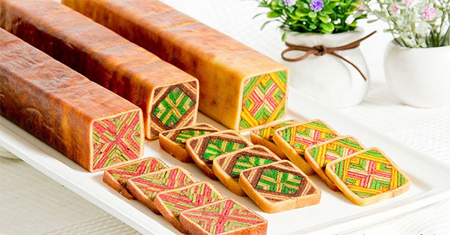 Kek Lapis Sarawak - Món tráng miệng phức tạp nhất thế giới