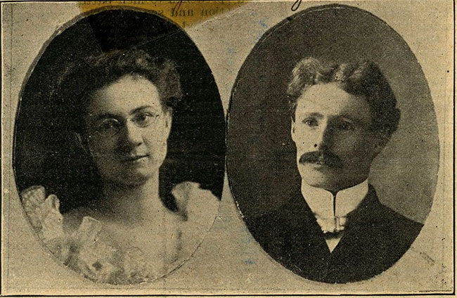 Hai nhà truyền giáo Effie và Rev. Richard H. Sidebotham.