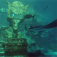 Khám phá "Atlantis Phương Đông": Thành phố cổ nằm sâu dưới lòng hồ với nhiều kiến trúc kì vĩ