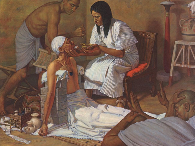 Người Ai Cập cổ cũng như chúng ta, nghỉ làm phải xin phép cấp trên, toàn lý do quen thuộc