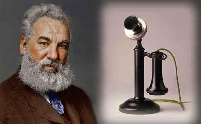 Alexander Graham Bell - người phát minh ra điện thoại.