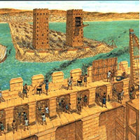 Biến cả hòn đảo thành bán đảo - chiến thuật vây thành có 1-0-2 của kẻ chinh phạt thành công nhất thế giới cổ đại