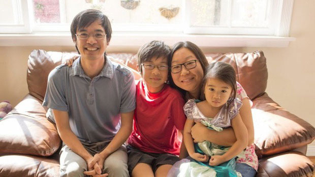 Gia đình nhỏ hạnh phúc của thiên tài Đào Triết Hiên