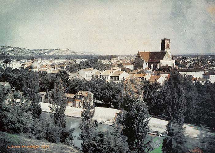 Bức ảnh chụp năm 1877 này là bức ảnh màu đầu tiên từng được chụp về phong cảnh