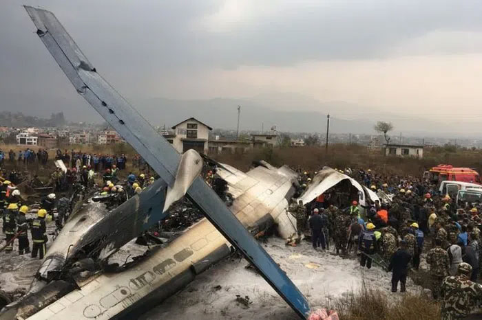 Hiện trường vụ tai nạn máy bay ở Nepal khiến 51 người thiệt mạng hồi năm 2019