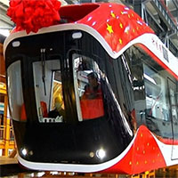 Trung Quốc sắp thử nghiệm tàu đệm từ chạy trên đường ray "lộn ngược"