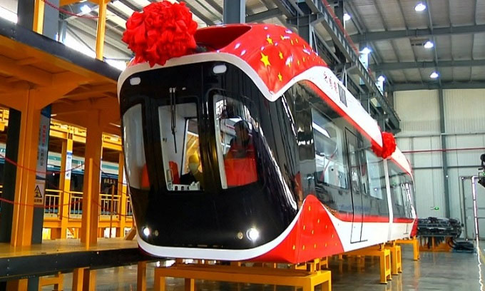 Trung Quốc sắp thử nghiệm tàu đệm từ chạy trên đường ray 