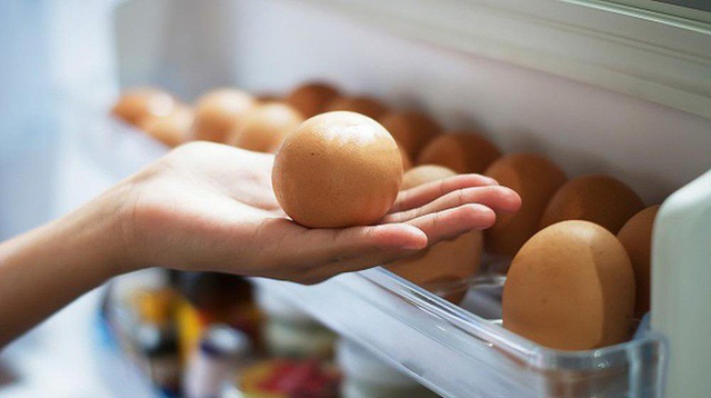 Families often store eggs and milk in the door, where temperatures are higher and spoilage is more likely.