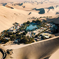 Ốc đảo lạ giữa lòng sa mạc: Quanh năm không mưa nhưng nhiệt độ chỉ 25-30 độ C, có hồ nước "chữa bách bệnh"