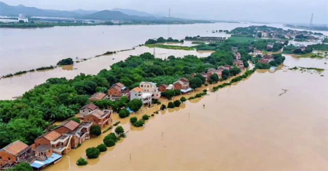 Mưa lũ kỷ lục tại Trung Quốc: Một địa phương dự báo mực nước lên tới 36 mét