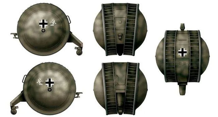 Kugelpanzer: Cỗ xe tăng có hình thù kỳ dị nhất trong lịch sử nhân loại!