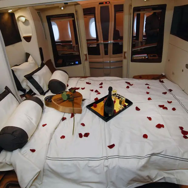 Singapore Airlines có hạng Suites dành cho các cặp đôi