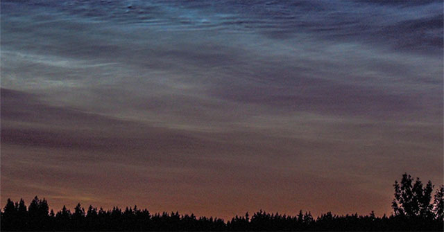 Xuất hiện đám mây dạ quang hiếm thấy nhất trên Trái đất