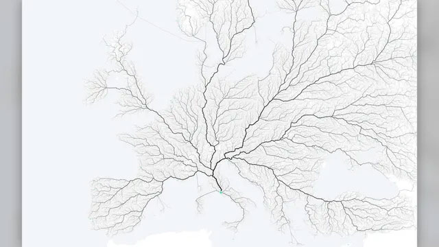  Bản đồ do Moovel Lab tạo ra nhằm xem xét những cách tốt nhất để đến Rome 