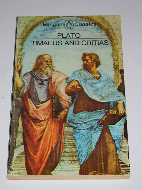 Cuốn sách kể về Atlantis của nhà triết học Plato