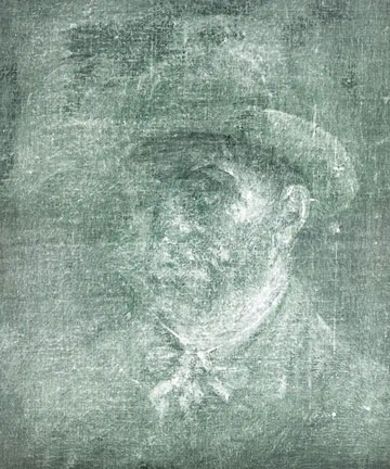 Chân dung Van Gogh ẩn sau bức họa của chính ông.