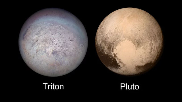 Mặt trăng Triton giống với Sao Diêm Vương một cách đáng ngạc nhiên.