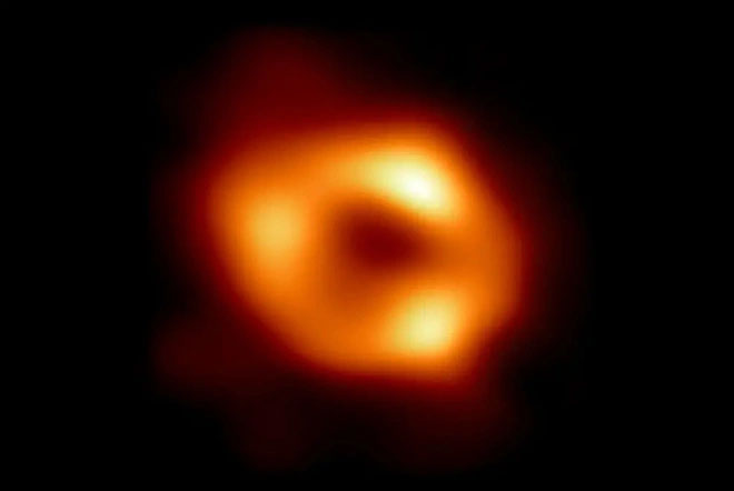 Hình ảnh lỗ đen khổng lồ Sagittarius A*.