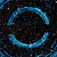 Bức ảnh của NASA cho thấy vòng sáng kỳ lạ xung quanh hố đen vũ trụ